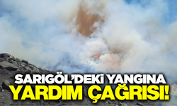 Sarıgöl'deki yangına yardım çağrısı!