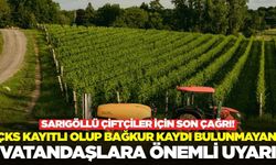 Sarıgöl'de ÇKS kayıtlı olup Bağkur kaydı bulunmayan vatandaşlara önemli uyarı