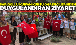 Sarıgöllü Kur'an Kursu öğrencilerinden anlamlı ziyaret