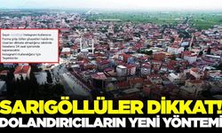 Sarıgöllüler dikkat!: Dolandırıcıların yeni taktiği