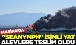 Marina’da yat yangını!