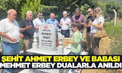 Manisa'da Şehit Ahmet Erbey dualarla anıldı