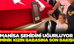 Şehit kızının son bakışı yürekleri yaktı