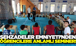 Şehzadeler Emniyeti'nden Fatih Camii Kur'an Kursu Öğrencilerine Anlamlı Seminer