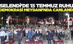 Selendi'de demokrasi nöbeti