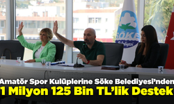 Amatör spor kulüplerine Söke Belediyesi’nden 1 milyon 125 bin TL’lik destek