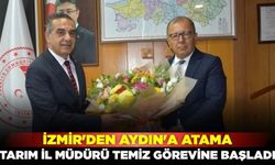 Aydın il müdürlüğü binasında devir teslim töreni