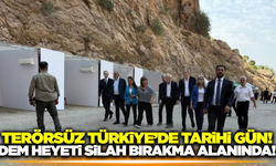 Terörsüz Türkiye'de tarihi gün: Dem Parti silah bırakma alanında!