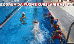 Bodrum'da ücretsiz yüzme kursları başladı