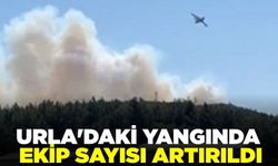 İzmir'deki yangında ekip sayısı artırıldı!