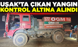 Uşak'ta çıkan 3 ayrı yangın kontrol altına alındı
