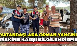 Didim'de orman yangını önlemleri için bilgilendirme yapıldı