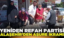 Yeniden Refah Partisi Alaşehir ilçe Teşkilatı, Aşure ikramında bulundu