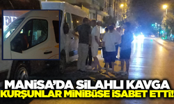 Manisa'da Silahlı Kavga İhbarı Polisi Harekete Geçirdi: Kurşunlar Minibüse İsabet Etti