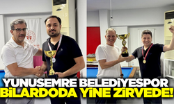 Bilardoda zirve yine Yunusemre Belediyespor'un!