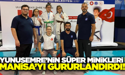 Yunusemreli minik judocular Kocaeli'de fırtına gibi esti!