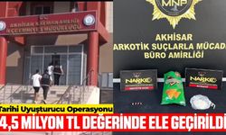 Akhisar'da Tarihi Uyuşturucu Operasyonu