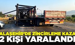 Alaşehir'de trafik kazası: 2 yaralı