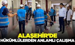 Alaşehir'de okullar, Hükümlülerin emeğiyle yenilendi
