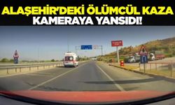 Alaşehir'de feci ambulans kazası kamerada!
