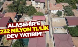 Alaşehir’in 20 yıllık su sorunu çözüme kavuşuyor