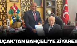 Ali Uçak, Devlet Bahçeli'yi makamında ziyaret etti