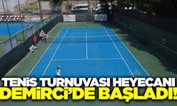 Anadolu Yıldızlar Ligi 1. Etap Tenis Müsabakaları Demirci'de başladı!