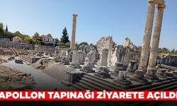 2 bin 600 yıldır ayakta duran Apollon Tapınağı ziyarete açıldı