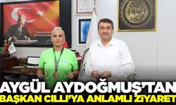 Aygül Aydoğmuş'tan Başkan Cıllı'ya teşekkür ziyareti