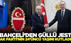 Bahçeli’den AK Parti’nin 24. yılına anlamlı çiçek aranjmanı