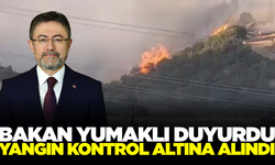 Bakan Yumaklı duyurdu: Şehzadeler'deki yangın kontrol altına alındı