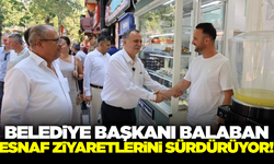 Başkan Balaban, esnafın sorunlarını dinledi!