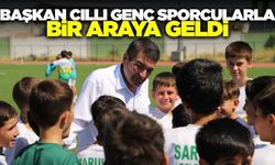 Başkan Cıllı genç sporcularla buluştu