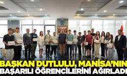 Manisa'nın başarılı öğrencilerinden Başkan Dutlulu'ya ziyaret