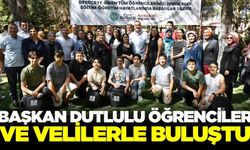 Başkan Dutlulu, öğrenciler ve aileleri ile bir araya geldi