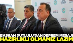 Başkan Dutlulu’dan deprem, bayram ve yatırım mesajları