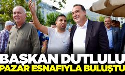 Başkan Dutlulu’dan Perşembe Pazarı esnafına ziyaret