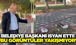 Manisa'da belediye başkanına isyan ettiren görüntüler!