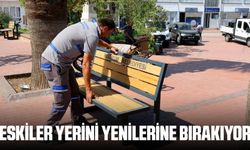 Bodrum’da kent mobilyaları yenileniyor