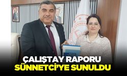 Sünnetci’ye, Çalıştay raporu sunuldu
