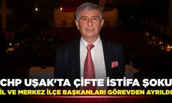 Uşak'ta neler oluyor? CHP'de çifte istifa şoku!