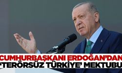 Cumhurbaşkanı Erdoğan’dan ‘Terörsüz Türkiye’ mektubu
