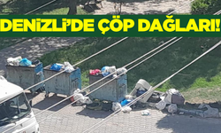 Denizli'de toplanmayan çöplerle halk sağlığı hiçe sayılıyor