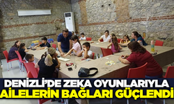 Denizli'de akıl ve zeka oyunları atölyesi ile aileler bir arada