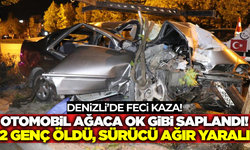 Doğum günü kutlamasından dönen araç 2 gence mezar oldu