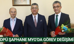 Şaphane MYO'da görev değişimi: Yeni müdür Yılmaz Çetiner oldu