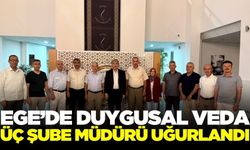 Ege'de İl Millî Eğitim Müdürlüğü'nde veda programı