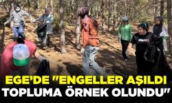 Ege'de çöp toplama etkinliği düzenlendi!