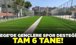 Ege'de yeni halı sahalar yapılıyor!