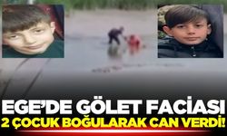 Ege'de gölet faciası: 2 çocuk boğularak hayatını kaybetti